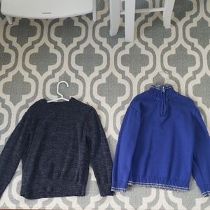Nautica Navy and Royal Blue Sweater Set